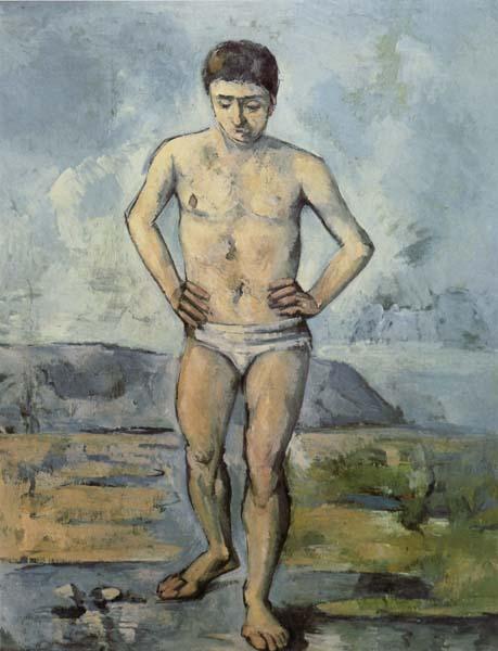 Paul Cezanne Man Standing,Hands on Hips Sweden oil painting art